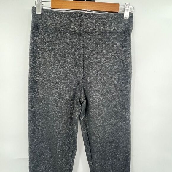 Mumu Blue Women's High Waist Elastic Waist Metallic Gray Bell Bottom Pants Sz S - Picture 3 of 11